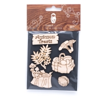 Набор заготовок для декорирования Autumn 5 фанера Timberlicious10х14 см
