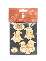 Набор заготовок для декорирования Winter 17 фанера Timberlicious 10х14 см