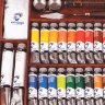 Масляные краски Van Gogh Oil Colour Expert Box эксперт-набор 26 цветов, кисти, связующие и палитра в этюднике купить в художественном магазине Альберт Мольберт с доставкой по РФ и СНГ