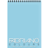 Блокнот с голубой бумагой Fabriano Colours для зарисовок А5 / 100 листов / 80 гм купить в художественном магазине Альберт Мольберт с доставкой по всему миру