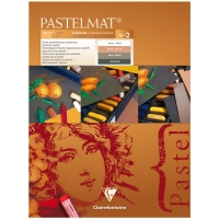 Бархатная бумага для пастели Pastelmat ClaireFontaine 4 цвета (тёплые) 30х40 см / 12 листов / 360 гм