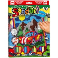 Фреска-картина из песка Danko toys "Sand Art. Машинка"