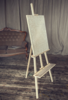 Мольберт Лира высотой 175 см с дополнительной полочкой и планшетом 60х80 "DArt's"