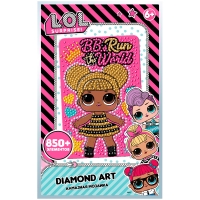 Алмазная мозаика LOL surprise "B.B.s Run the World", 10*15см