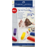Пастель Faber-Castell "Soft pastels" набор 24 цвета мини