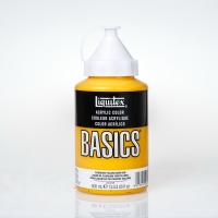Краска акриловая Liquitex Basics №163 кадмий желтый темный 400 мл