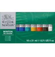Студийный набор масляных красок Winton Winsor&Newton 10 штук в тубах 21 мл