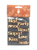 Набор заготовок для декорирования Basic shapes 1 фанера Timberlicious 10х14 см