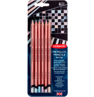 Набор цветных карандашей Metallic Pastel 6 цветов в блистере