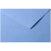 Цветная бумага универсальная Tulipe ClaireFontaine ярко-синяя 50х65 см / 25 листов / 160 гм
