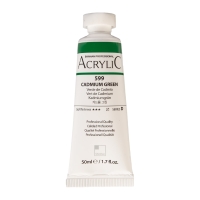 Краска акриловая ShinHan Professional туба 50мл №599 Зеленый кадмий кат.D
