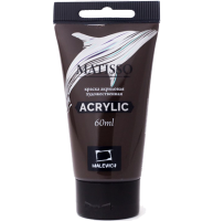 Акриловая краска глянцевая Matisso Малевичъ 085 умбра натуральная в тубе 60 мл