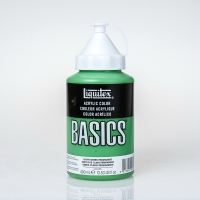 Краска акриловая Liquitex Basics №312 зеленый светлый перманентный 400 мл