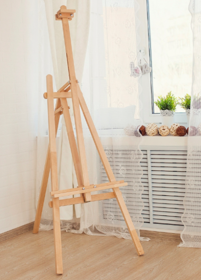 Мольберт Лира высотой 175 см из сосны с наклонной штангой "DArt's"