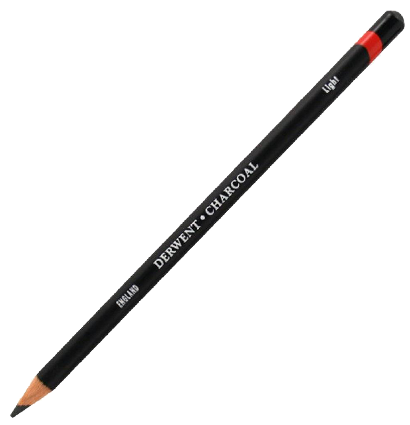 Угольный карандаш для рисования Derwent Charcoal Pencil поштучно светлый