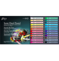 Пастель Mungyo Gallery Semi-Hard Pastel сухая полутвёрдая 24 цвета профессиональная