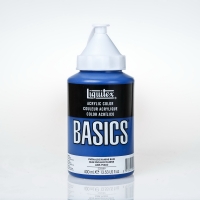Краска акриловая Liquitex Basics №316 голубая ФЦ 400 мл