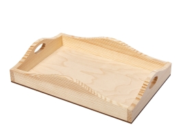 Поднос заготовка для декорирования вид 1 Timberlicious 30х20х5.5 см