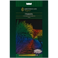 Гравюра с голографическим эффектом набор "Утки" Greenwich Line А4