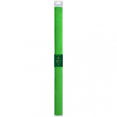 Бумага крепированная Greenwich Line, 50*250см, 32г/м2, светло-зеленая, в рулоне, пакет с европодвесом