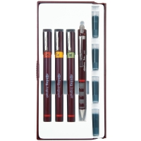 Набор изографов Rotring 0.1/0.2/0.3 мм, мех. карандаш 0.5 мм, чернила