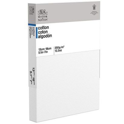 Холст на подрамнике среднезернистый 100% хлопок Cotton Traditional Winsor&Newton 13х18 см