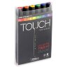 Набор спиртовых двусторонних маркеров Touch Twin 6 "Основные цвета" в кейсе купить в художественном магазине Альберт Мольберт с доставкой по РФ и СНГ