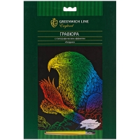 Гравюра с голографическим эффектом  набор "Хищник" Greenwich Line А4