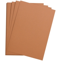 Цветная бумага 500*650мм., Clairefontaine "Etival color", 24л., 160г/м2, лососевый, легкое зерно, хлопок