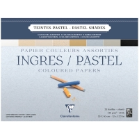 Альбом для пастели Ingres ClaireFontaine 8 цветов бумаги А3 / 25 листов / 130 гм