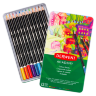 Набор цветных карандашей Academy 12 цветов в металлической упаковке купить в художественном магазине Альберт Мольберт с доставкой по РФ и СНГ