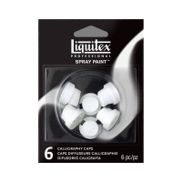 Набор насадок-кэпов Liquitex Spray Calligraphic Caps 6 штук с плоским отверстием