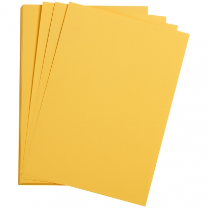Цветная бумага 500*650мм., Clairefontaine "Etival color", 24л., 160г/м2, лютик, легкое зерно, хлопок