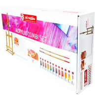 Акриловые краски Art Creation Royal Talens набор 12 цветов в тубах 12 мл, мольберт, холст, кисти