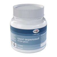 Грунт акриловый Гамма универсальный белый для масла, акрила, гуаши и темперы 220 мл