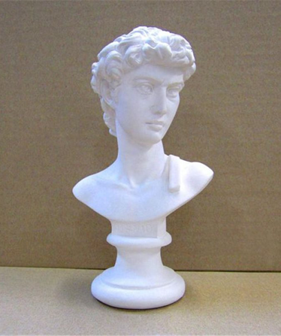 Бюст гипсовый "Давид" малый