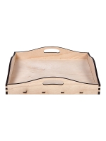 Поднос заготовка для декорирования вид 13 Timberlicious 30х30х6 см