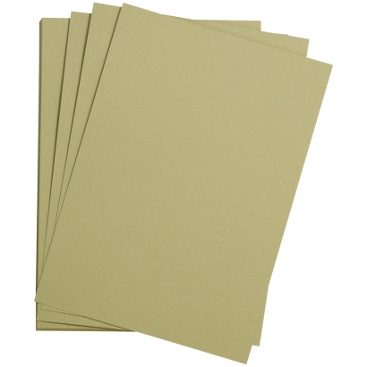 Цветная бумага 500*650мм., Clairefontaine "Etival color", 24л., 160г/м2, миндально-зеленый, легкое зерно, хлопок