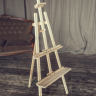 Мольберт Лира классический высотой 200см с полочкой для кистей "DArt's"