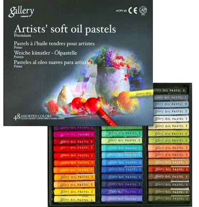 Пастель Mungyo Gallery Soft Oil Pastel масляная круглая 48 цветов профессиональная