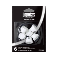 Набор насадок-кэпов Liquitex Spray Pink Fat Caps 6 штук тонкие