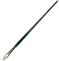 Кисть художественная щетина Winsor&Newton Winton №4 плоская укороченная вставка