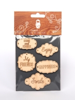 Набор заготовок для декорирования Basic shapes 2 фанера Timberlicious 10х14 см