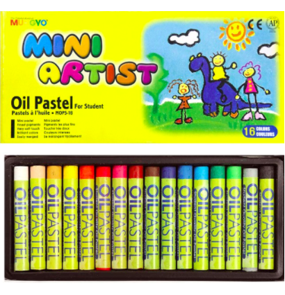 Пастель Mungyo Mini Artist Oil Pastel масляная 16 цветов для начинающих