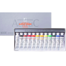 Набор акриловых красок Acrylic Color Pro ShinHanart 12 цветов в тубах 20 мл купить в художественном магазине Альберт Мольберт с доставкой по всему миру
