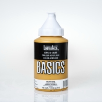 Краска акриловая Liquitex Basics №416 оксид желтый 400 мл