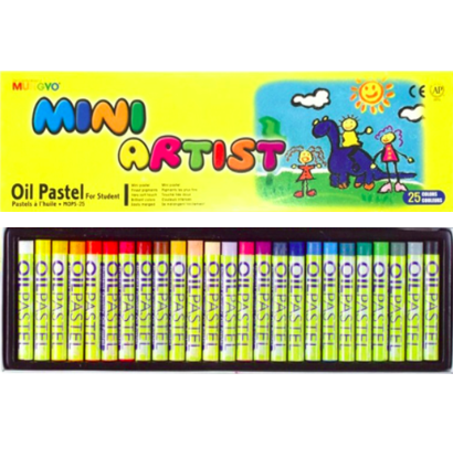 Пастель Mungyo Mini Artist Oil Pastel масляная 25 цветов для начинающих