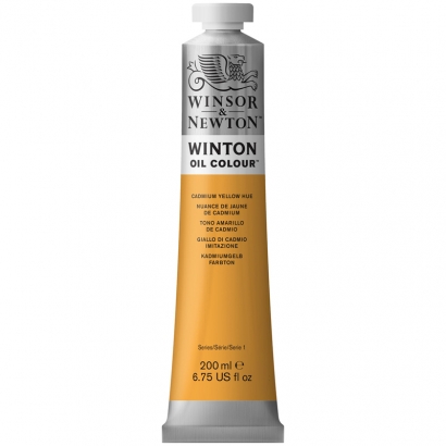 Краска масляная художественная Winsor Newton "Winton" кадмий желтый туба 200 мл