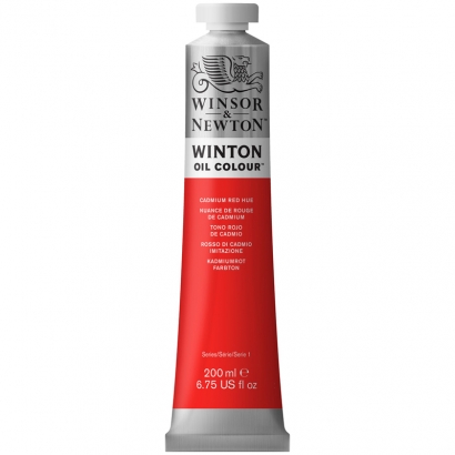 Краска масляная художественная Winsor Newton "Winton" кадмий красный туба 200 мл