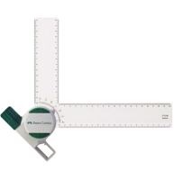 Линейка "Чертежная головка" Faber-Castell TK System поворотная для планшетов А3 и А4